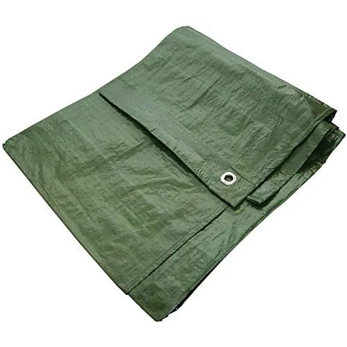 Lightweight Green Tarpaulin Sheet – 80 Gsm Multipurpose Pe Cover For Outdoor Activities And Home Use 1