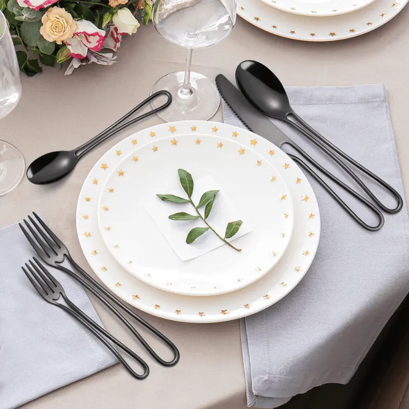 Lightweight Hollow-Handle Stainless Steel Utensil Collection 1