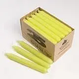 Lime-Scented Pillar Candles – 6-Pack In Decorative Window Box 1