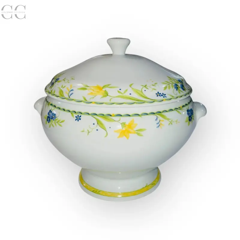 Limoges Porcelain Soup Tureen With Elegant Design 1