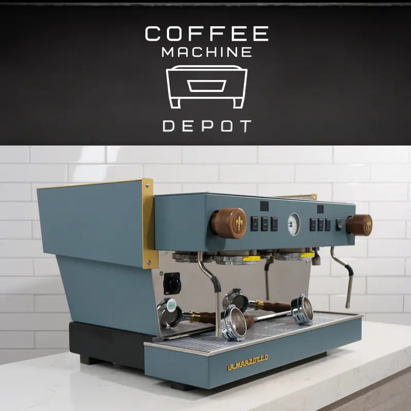 Linea Classic S Dual-Group Av Espresso Machine – Bespoke Grey Finish & Wood Details 1