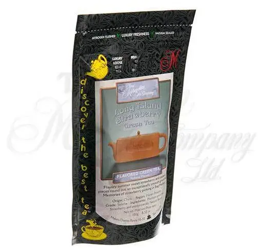 Long Island Strawberry Green Tea – Refreshing Fruity Green Tea Blend By Metropolitan Tea Company 1