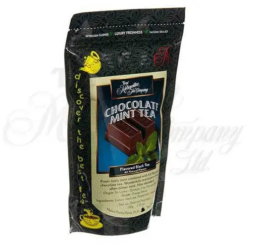 Loose-Leaf Chocolate Mint Tea – Caffeine-Free Herbal Blend By Metropolitan Tea Company 1