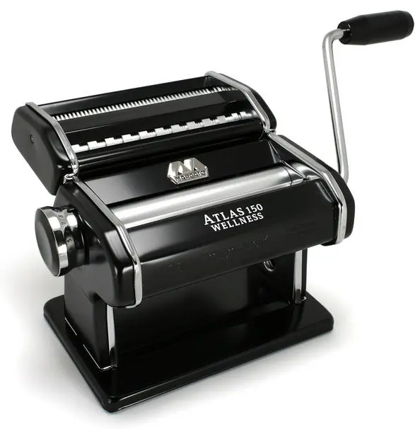 Marcato Atlas 150 Black Wellness Pasta Machine 1