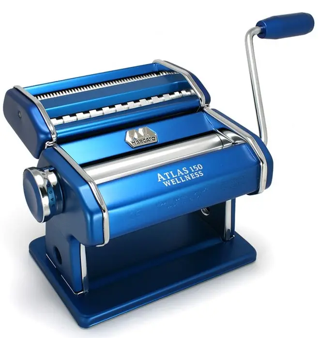 Marcato Atlas 150 Blue Wellness Pasta Machine 1