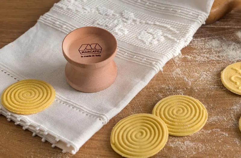 Marcato Corzetti Base Stamp For Spiral Pasta And Cookies 1