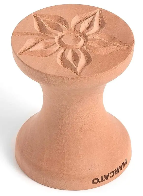 Marcato Corzetti Dual-Design Pasta Stamp: Star & Flower 1
