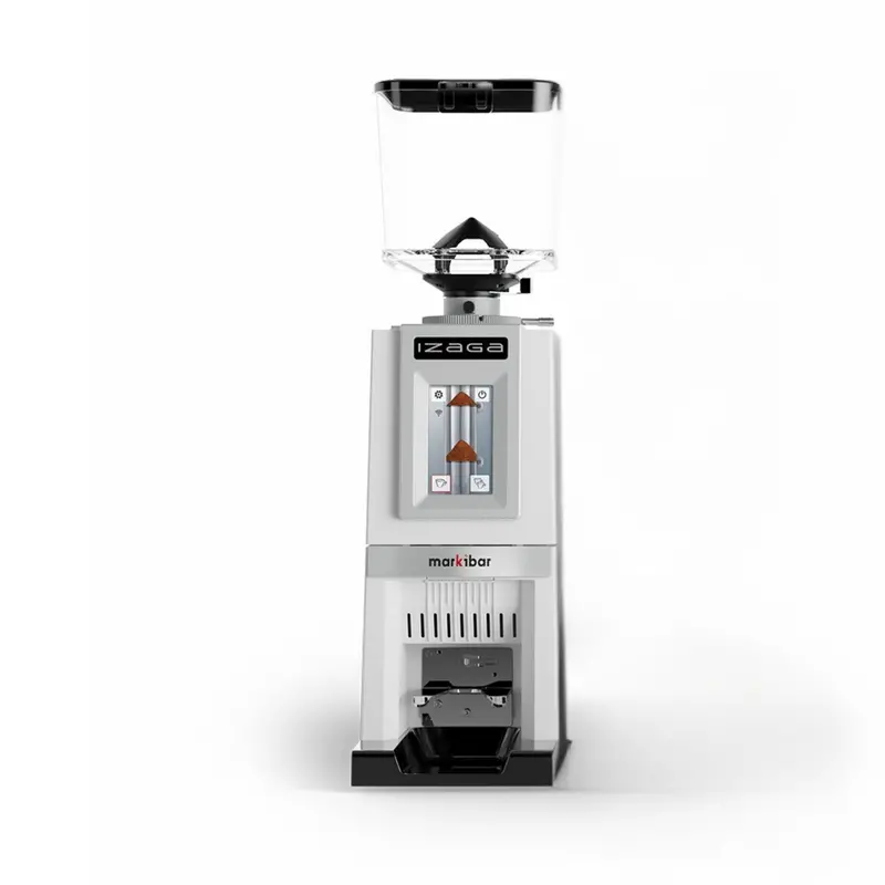 Markibar Izaga Tft White Commercial Espresso Grinder – Touchscreen Digital Grinder 1