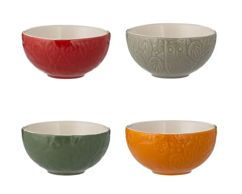Mason Cash Forest Mini Bowls – Set Of 4 Colorful Mix 1