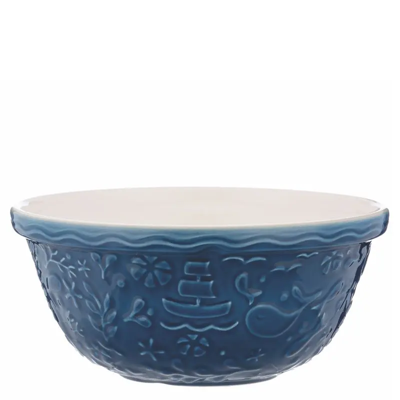 Mason Cash Nautical Design 11.75-Inch Navy Mixing Bowl 1