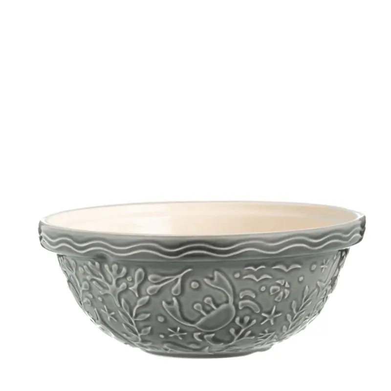 Mason Cash Nautical Line 11-Inch Grey Mixing Bowl 1