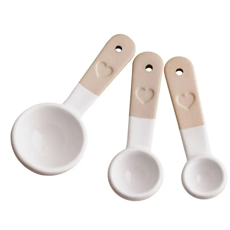 Mason Cash Rustic Stoneware Measuring Spoons – Set Of 3 1