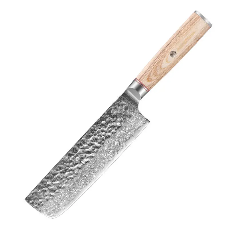 Melaleuca Damascus Nakiri Chef Knife – Japanese Vegetable Knife 1
