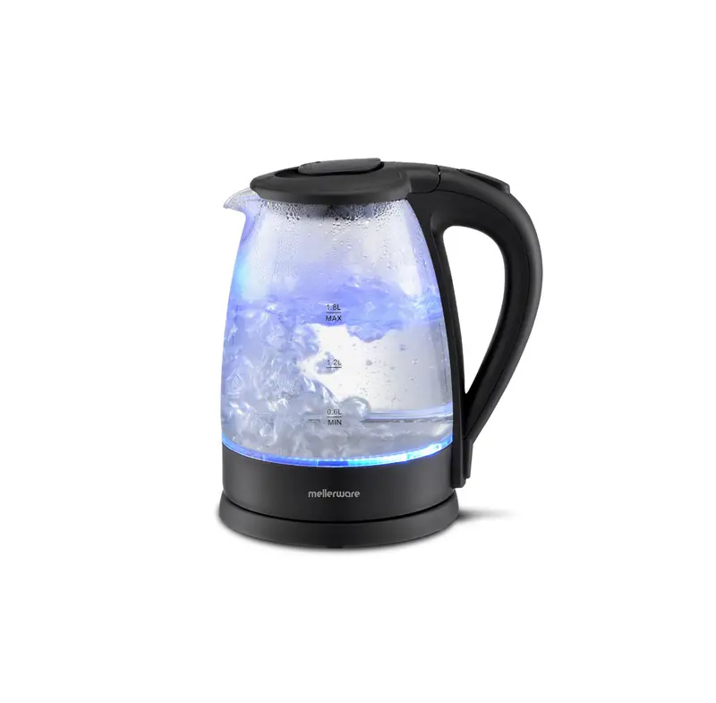 Mellerware 360° Rotating Cordless Glass Kettle – 1.8L Capacity 1