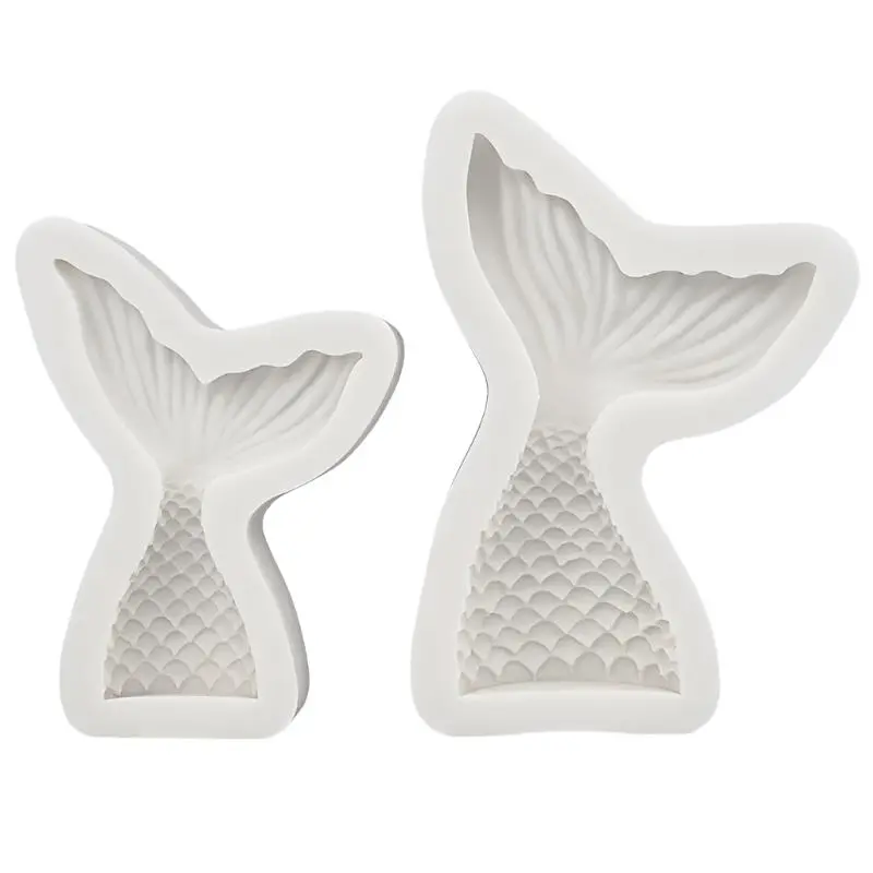 Mermaid Tail-Shaped Silicone Baking Mould 1