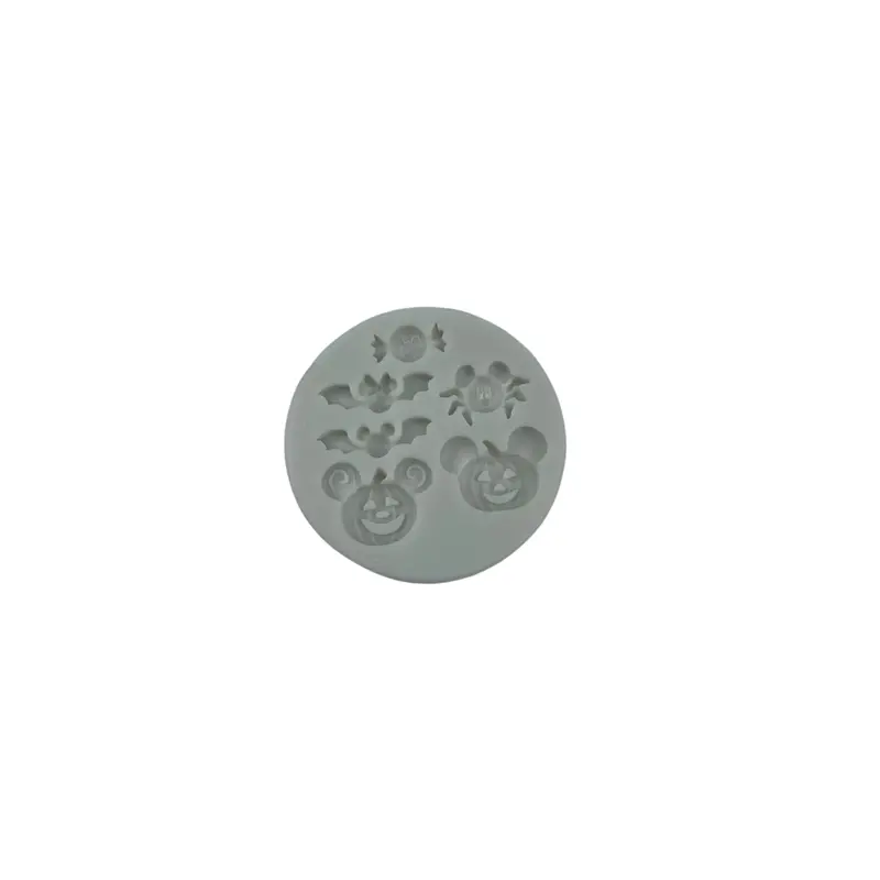 Mickey Mouse Bat, Pumpkin, And Spider Silicone Mold 1