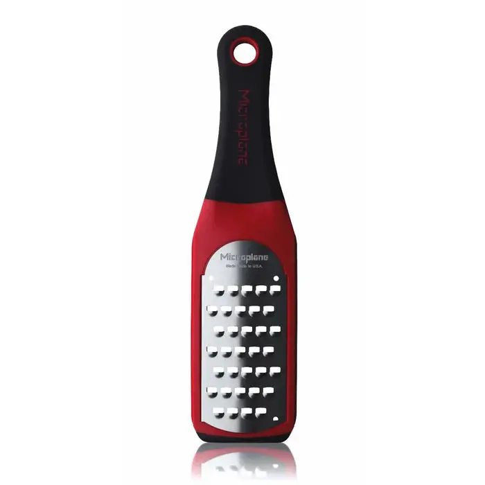 Microplane Artisan Extra-Coarse Grater In Red 1