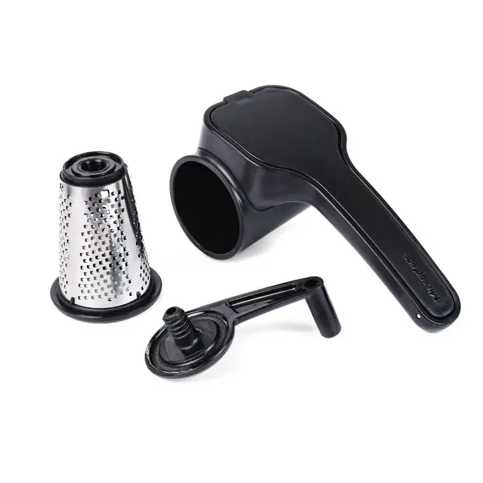 Microplane Fine Drum Rotary Grater – Compact Handheld Design 1