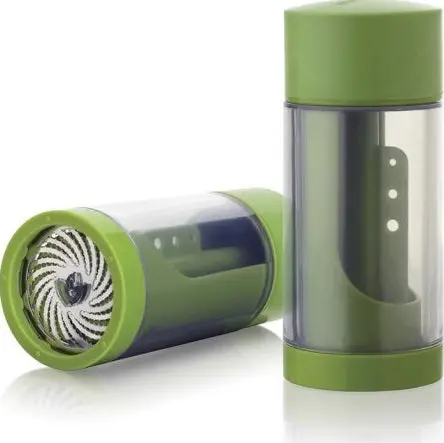 Microplane Green Dual-Action Herb Grinder 1