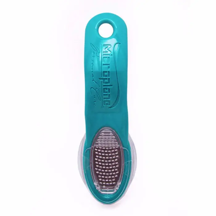 Microplane Vibrant Blue Paddle Foot File – Contoured For Arch Support 1