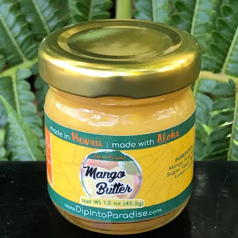 Mini Mango Butter Jar – Small-Batch Hawaiian Skincare Product 1