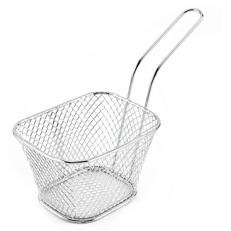 Mini Stainless Steel Fry Or Chip Basket For Deep Frying 1