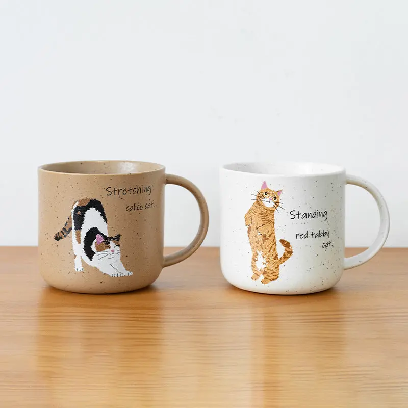 Mino Ware Neko Cat Mug – Handcrafted Japanese Ceramic Tea Or Coffee Cup 1