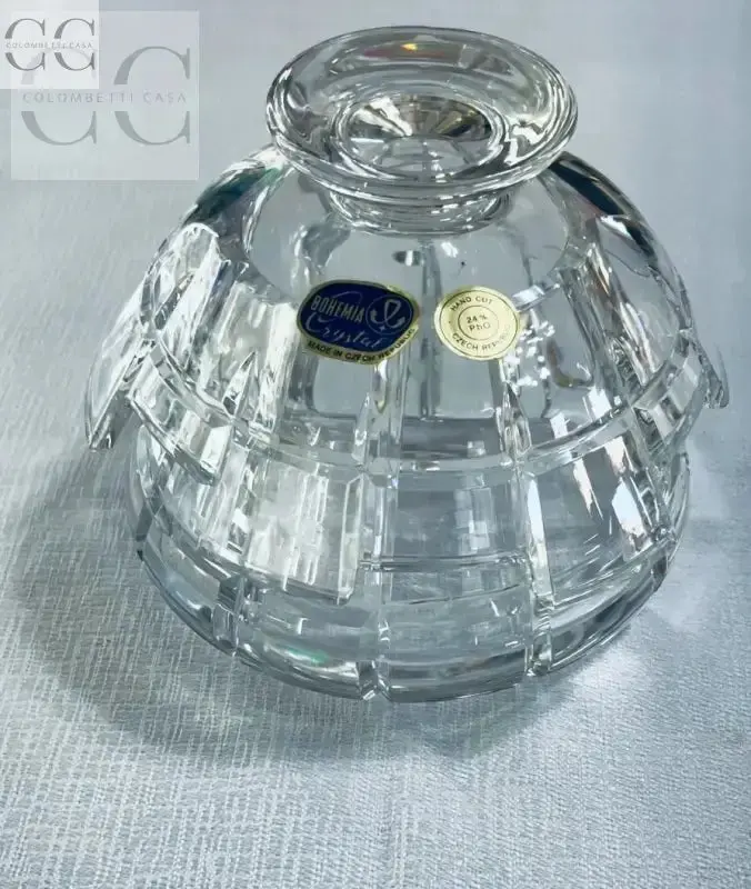 Modern Cut Crystal Storage Box – Bohemian Glass 1