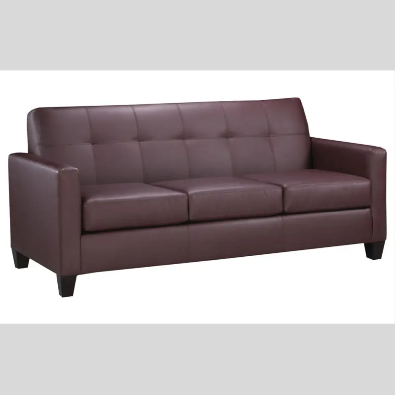 Modern Leather Sofa For Living Room – Custom Color Choices 1