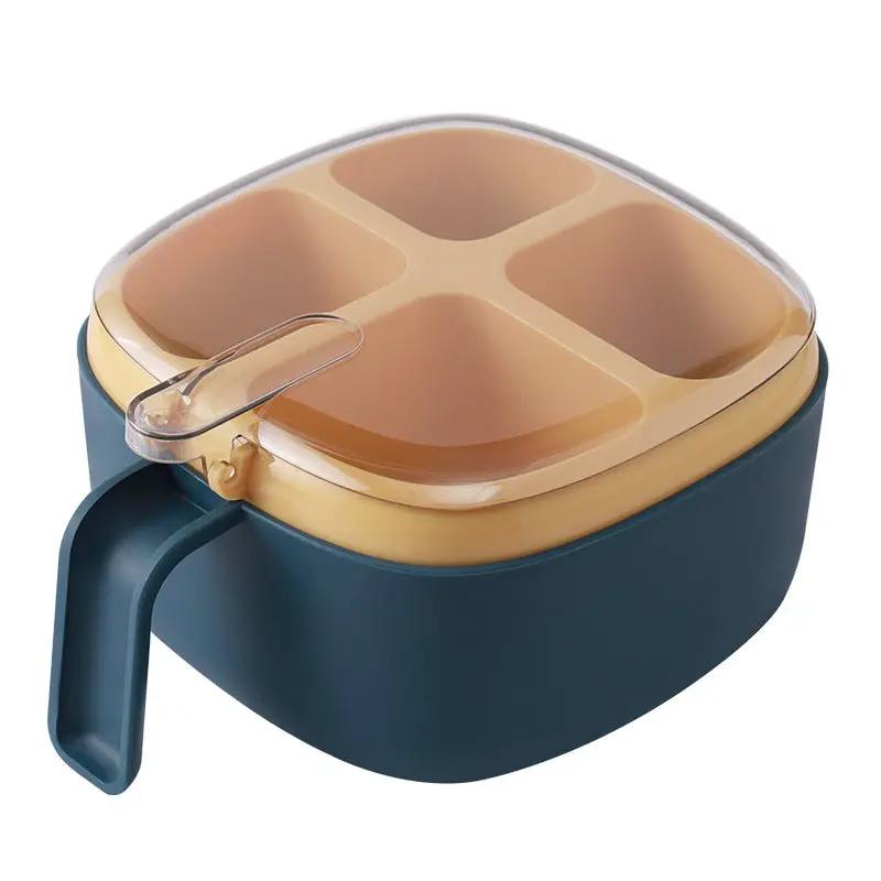 Modular Multi-Spice Storage Jar With Lids 1