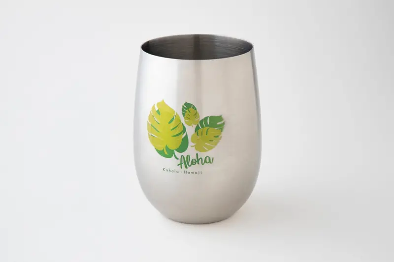 Monstera Leaf Insulated Tumbler – Hawaii-Inspired Drinking Cup 1