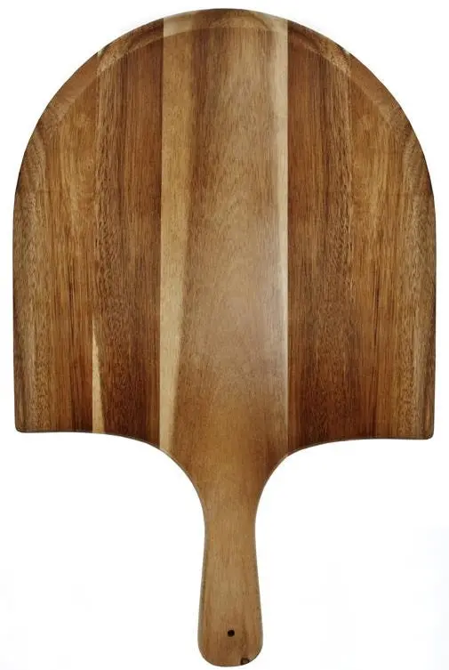 Natural Living Acacia Wood Pizza Peel For Baking & Serving 1