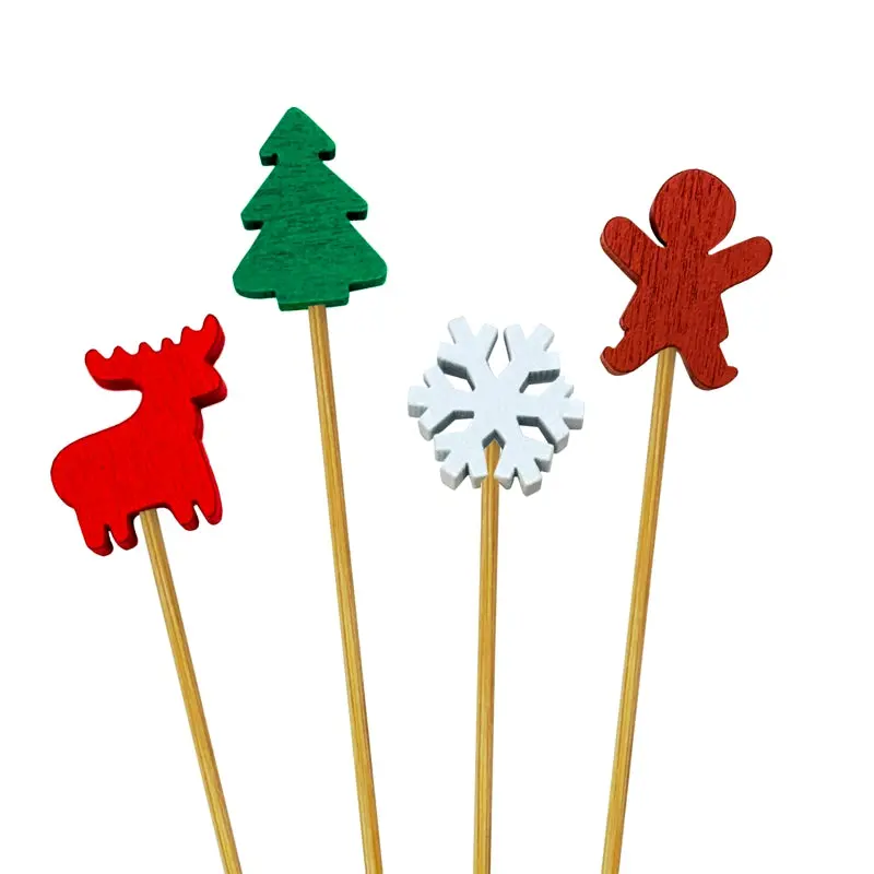 Natural Living Festive Christmas Party Picks – Set Of 20 Decorative Picks 1
