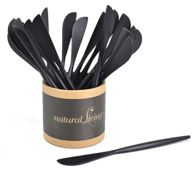 Natural Living Matte Black Mini Spreader 1