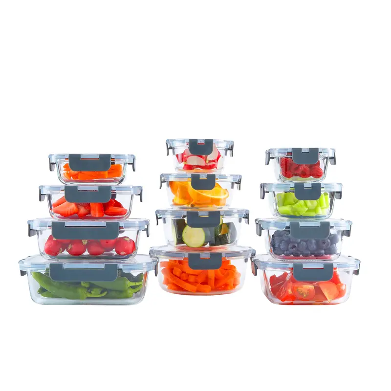 Neo 12-Piece Glass Food Storage Set With Lids 1