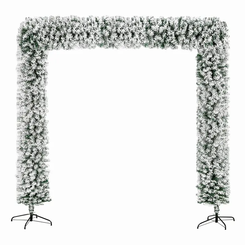 Neo 2.4M Double-Layer Christmas Arch With Garland For Doorways 1