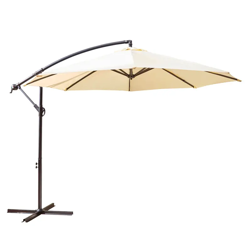 Neo 3-Meter Cream Freestanding Outdoor Parasol 1