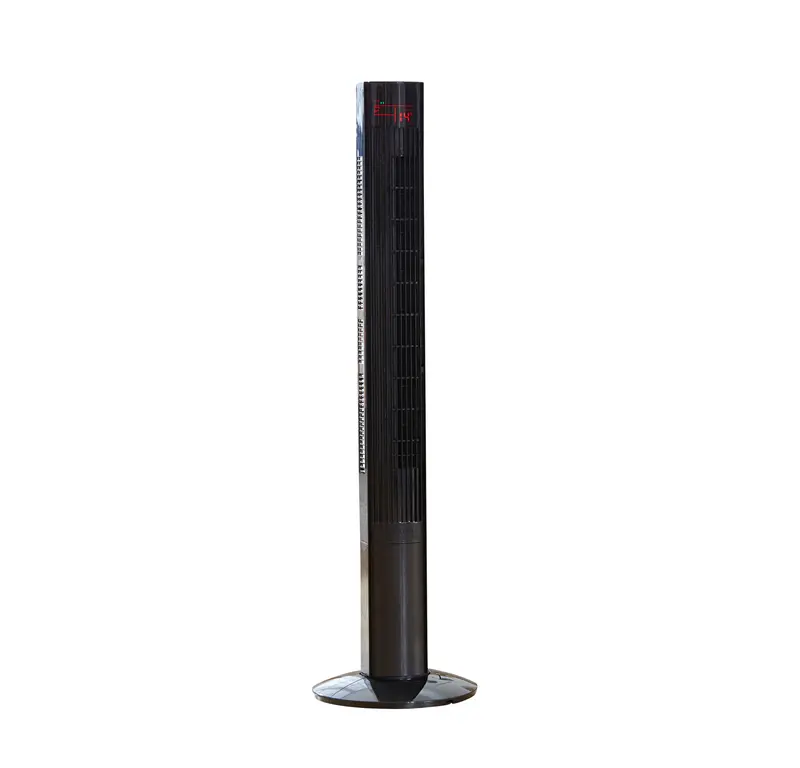 Neo Black Tower Fan – 46-Inch Floor Standing Oscillating Fan With Remote & 3 Speed Settings 1