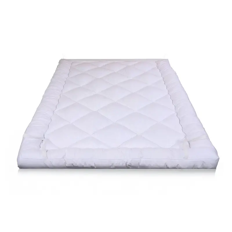 Neo Double Memory Foam Mattress Topper – Soft Support Layer With Plush Fibre Fill & Non-Slip Fitted Corners 1