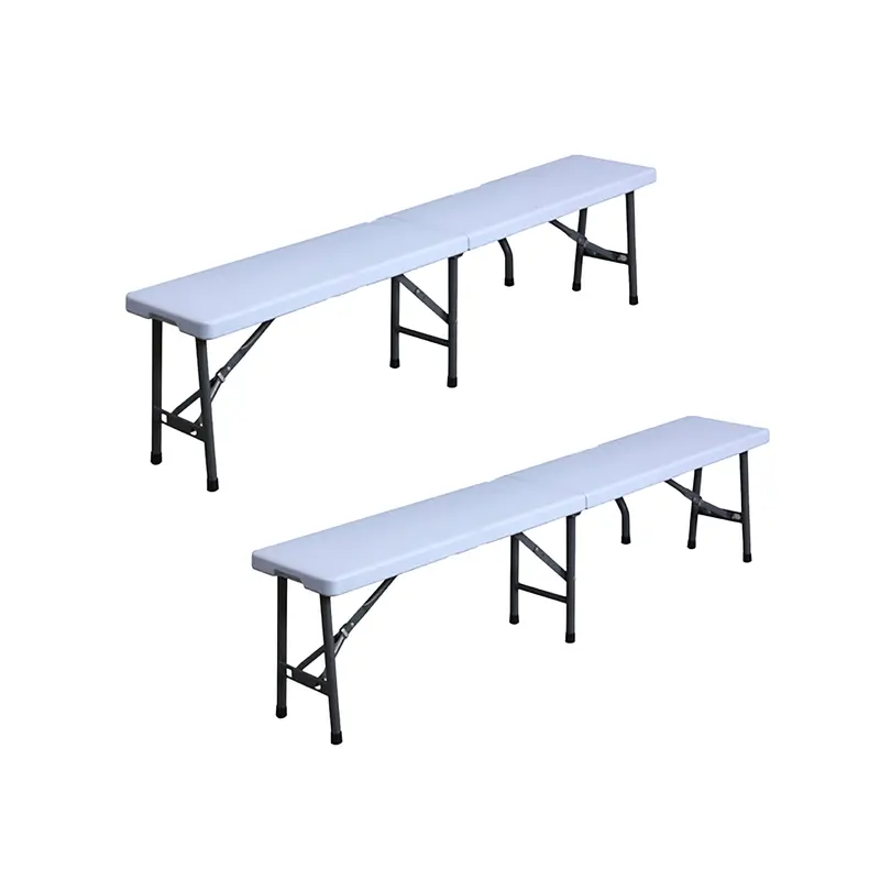 Neo Foldable Plastic Garden Benches (Set Of 2) 1