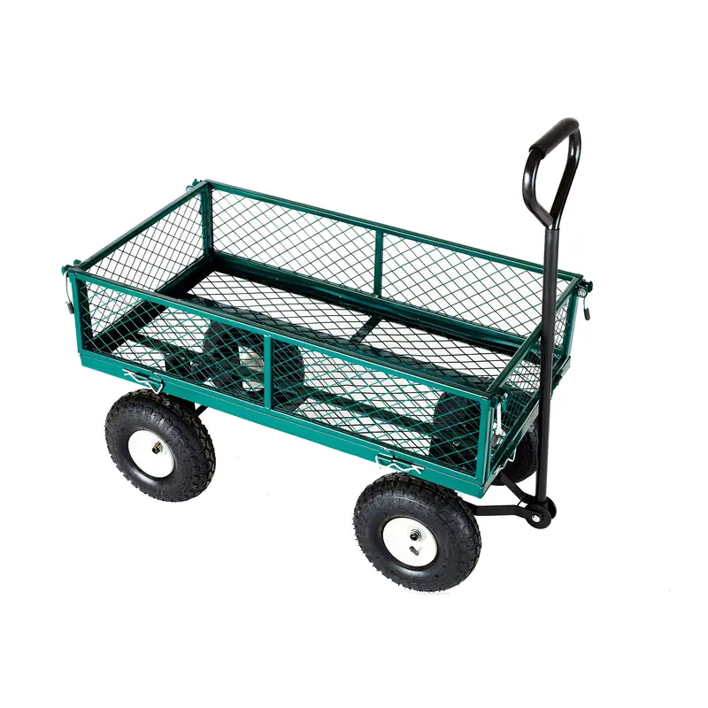 Neo Green Heavy-Duty Outdoor Garden Cart 1