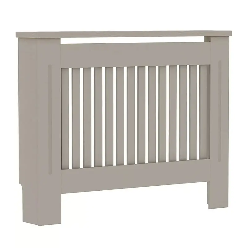 Neo Medium-Sized Wooden Radiator Cover – Sleek Grey Design 1