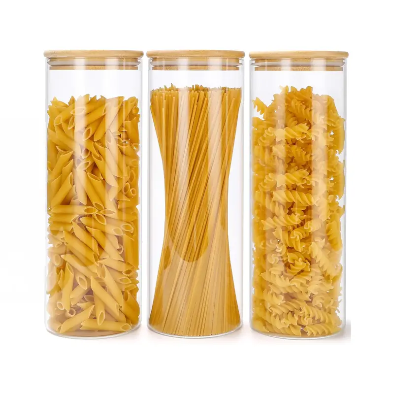 Neo Square Glass Storage Jar Set – 12 Modular Airtight Containers 1