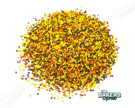 Nonpareil Sprinkle Assortment – Seasonal Autumn Color Blend 1