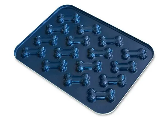 Nordic Ware Puppy Love Dog Bone-Shaped Cookie Pan – Nonstick Baking Tray 1