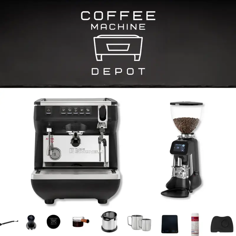 Nuova Simonelli Appia Life 110V Single-Group Espresso Machine – Combo Package 1