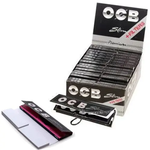 Ocb Connoisseur Kingsize Rolling Papers & Tips – Slim Format, 5-Booklet Pack 1