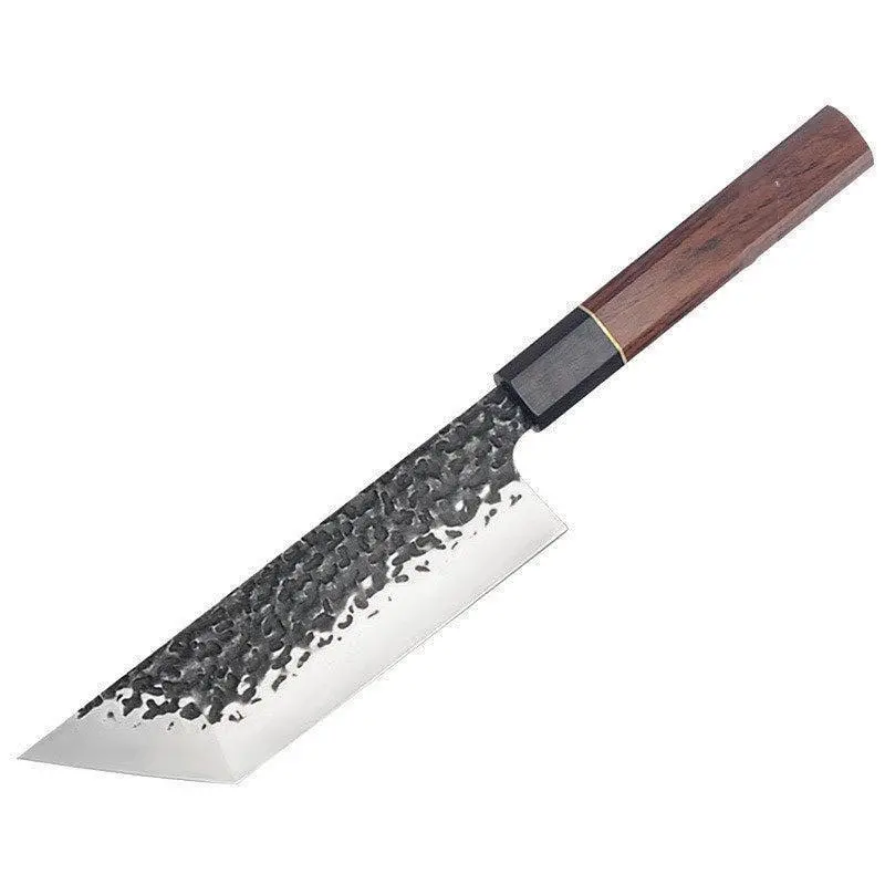 Octagonal Walnut-Handle Bunka Utility Knife 1