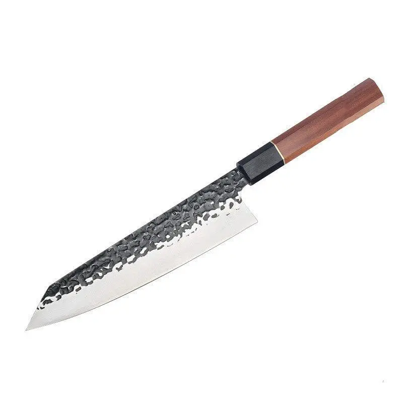 Octagonal Walnut-Handle Kiritsuke Knife – Professional Chef’S Blade 1