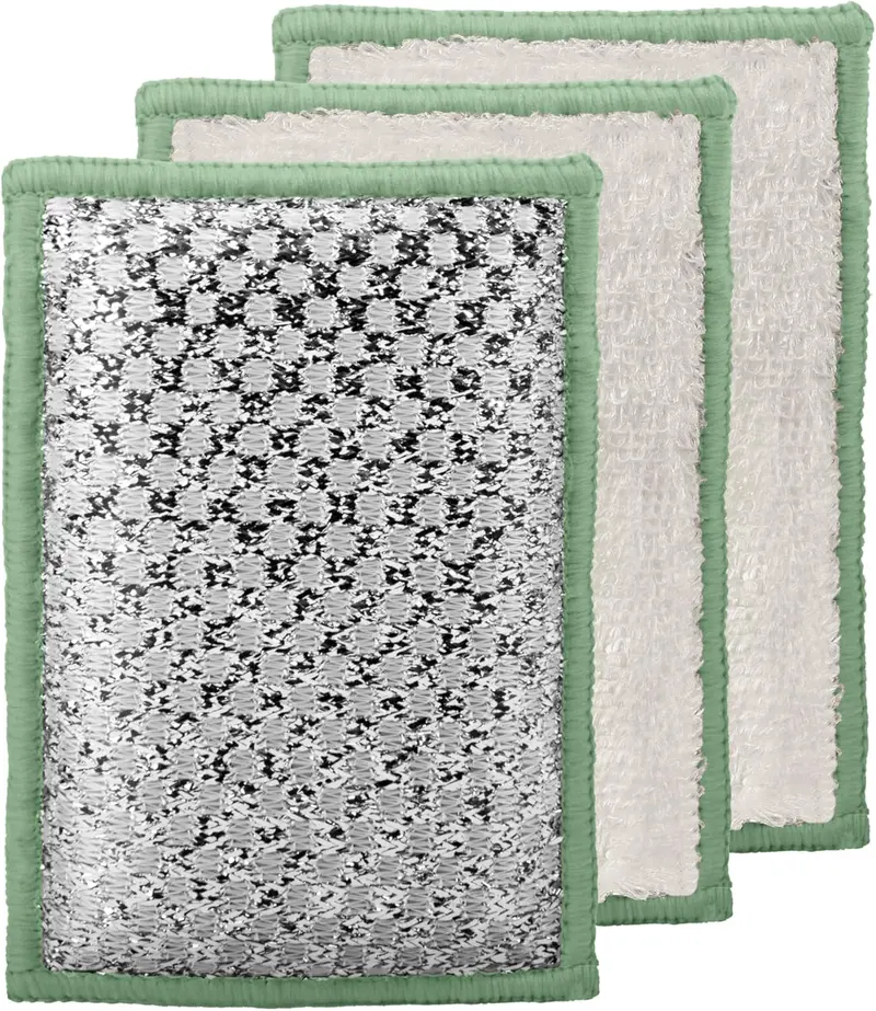 Oggi Sage Bamboo Heavy-Duty Scrubbing Sponge Set – 3-Pack 1